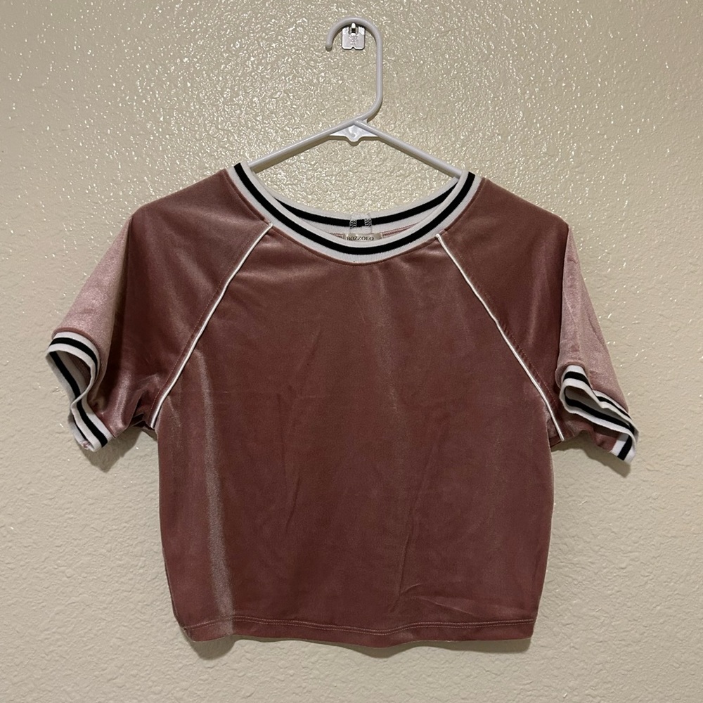 Bozzolo Velvet Crop Top